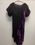 Kembali Purple batik print dress