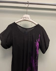 Kembali Purple batik print dress