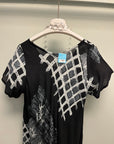 Kembali Black Batik Print Dress