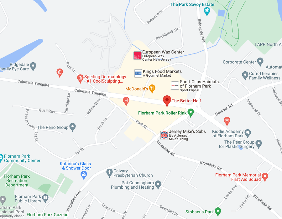 screenshot of the store location on google maps