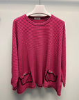Margaret Winters Dot Pullover light weight sweater
